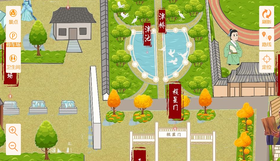 灵丘手绘地图景区语音讲解导览系统：智慧景区建设的基石